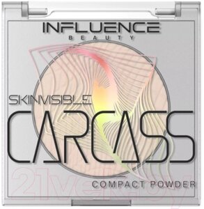 Пудра компактная Influence Beauty Skinvisible Carcass тон 01