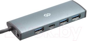 USB-хаб Digma HUB-3U3.0C-UC-G