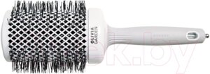 Расческа Olivia Garden Термобрашинг Expert Blowout Shine White&Grey