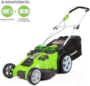 Газонокосилка электрическая Greenworks G40LM49DBK4