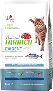 Сухой корм для кошек Trainer Natural Exigent Adult с океанической рыбой