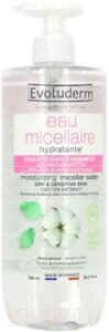 Мицеллярная вода Evoluderm Micellar Water Cotton Extract Экстракт хлопка