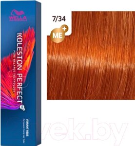 Крем-краска для волос Wella Professionals Koleston Perfect ME+ 7/34