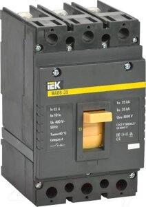 Выключатель автоматический IEK ВА 88-35 3п 63А 35кА / SVA30-3-0063