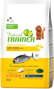 Сухой корм для собак Trainer Natural для мелких пород с рыбой, рисом и морскими водорослями