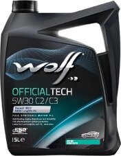 Моторное масло WOLF OfficialTech 5W30 C2/C3 / 65629/5