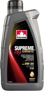 Моторное масло Petro-Canada Supreme C3-X Synthetic 5W30 / MOSNX53C12