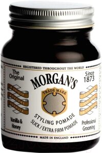 Паста для укладки волос Morgans Pomade ваниль и мед экстрасильная фиксация