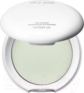 Пудра компактная Missha Airy Pot Pressed Powder Mint