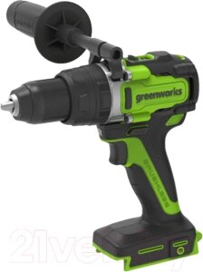 Аккумуляторная дрель-шуруповерт Greenworks GD24DD140 бесщеточная 24V / 3707607