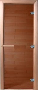 Стеклянная дверь для бани/сауны Doorwood Теплый день 200x70