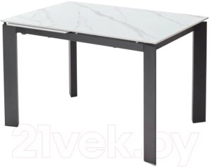 Обеденный стол M-City Corner 120 Matt / DECDF5052TSSTWHTMARBLEBLCK