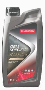 Моторное масло Champion OEM Specific 5W30 C3 LL III / 1048182