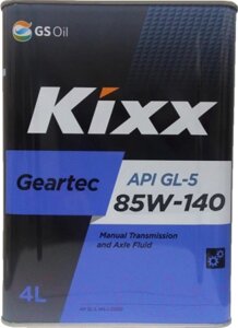 Трансмиссионное масло Kixx Geartec GL-5 85W140 / L2984440E1