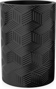 Стакан для зубной щетки и пасты FORA Delicate Black FOR-DLB044
