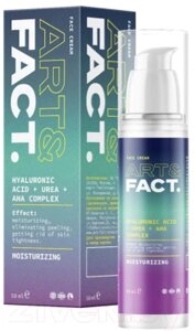 Крем для лица Art&Fact Интенсивно увлажняющий Hyaluronic Acid + Urea + AHA Complex