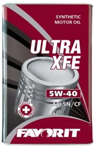 Моторное масло Favorit Ultra XFE 5W40 API SN/CF Metal / 54706