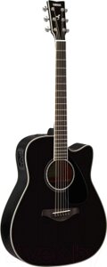 Электроакустическая гитара Yamaha FGX-830C BLK