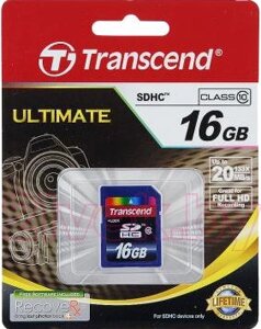 Карта памяти Transcend SDHC Class 10 16 Gb (TS16GSDHC10)