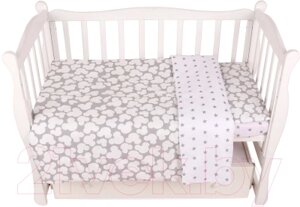 Комплект постельный для малышей Amarobaby Baby Boom Мышонок / КПБ-3-Мышонок