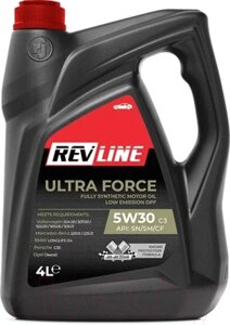 Моторное масло Revline Ultra Force C3 5W30 / RUFC35304