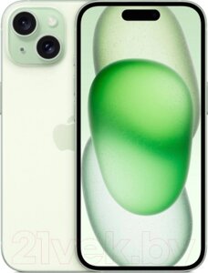 Смартфон Apple iPhone 15 256GB Dual Sim без e-sim / A3092 (зеленый)