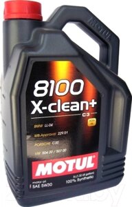 Моторное масло Motul 8100 X-clean+ 5W30 / 106377