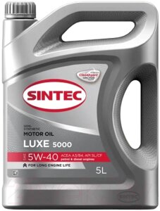 Моторное масло Sintec Luxe 5000 5W40 / 600292