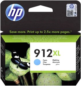 Картридж HP 912XL High Yield Cyan (3YL81AE)