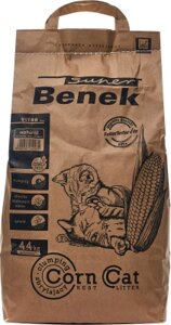 Наполнитель для туалета Super Benek Corn Cat натуральный