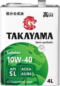 Моторное масло Takayama Safetec 10W40 A3/B4 SL / 605591