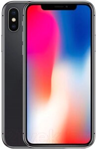 Смартфон Apple iPhone X 64GB / 2AMQAC2 восстановленный Breezy Грейд A