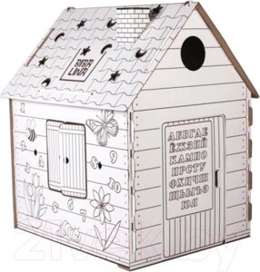Детский игровой домик BibaLina Дом-раскраска / КДР03-001
