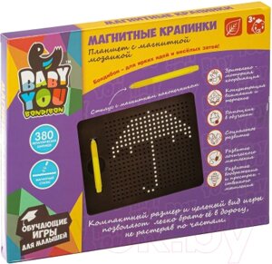 Развивающая игрушка Bondibon Мозаика в планшете. Магнитные крапинки / ВВ5125