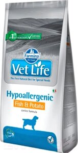 Сухой корм для собак Farmina Vet Life Hypoallergenic Fish & Potato