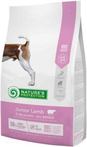 Сухой корм для собак Nature's Protection Junior Lamb / NPS45746
