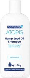 Шампунь для волос Novaclear Atopis с маслом семян конопли Для детей и взрослых