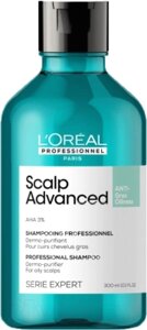 Шампунь для волос L'Oreal Professionnel Scalp Advanced для жирной кожи головы