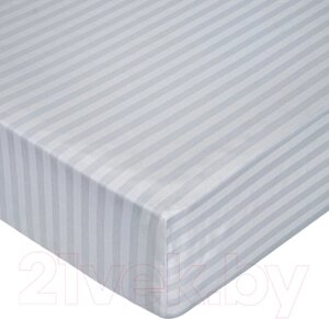 Простыня Milanika Темно-серая на резинке 200x200x20
