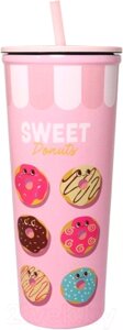 Многоразовый стакан Miniso Happy Foods Collection Donut 5352