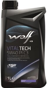 Моторное масло WOLF VitalTech 5W40 PI C3 / 21116/1