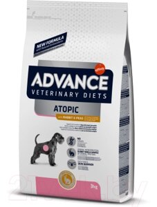 Сухой корм для собак Advance VetDiet Atopic Grain Free с кроликом