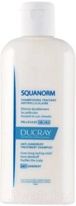 Шампунь для волос Ducray Скванорм против сухой перхоти с длительным эффектом