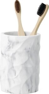 Стакан для зубной щетки и пасты FORA White Rock FOR-WRK044