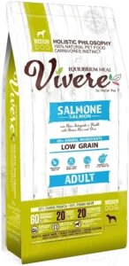 Сухой корм для собак Vivere Medium Adult Salmon