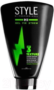 Гель для укладки волос Hipertin Style Gel Fix Xtrem Экстра-сильной фиксации