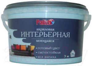 Краска Palizh Акриловая интерьерная моющаяся