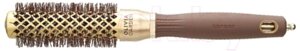 Расческа Olivia Garden Термобрашинг Expert Blowout Shine Wavy Bristles Gold&Brown