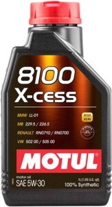 Моторное масло Motul 8100 X-cess 5W30 / 108944