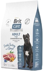 Сухой корм для собак Brit Care Dog Adult L Chondroprotectors с индейкой и уткой / 5066414